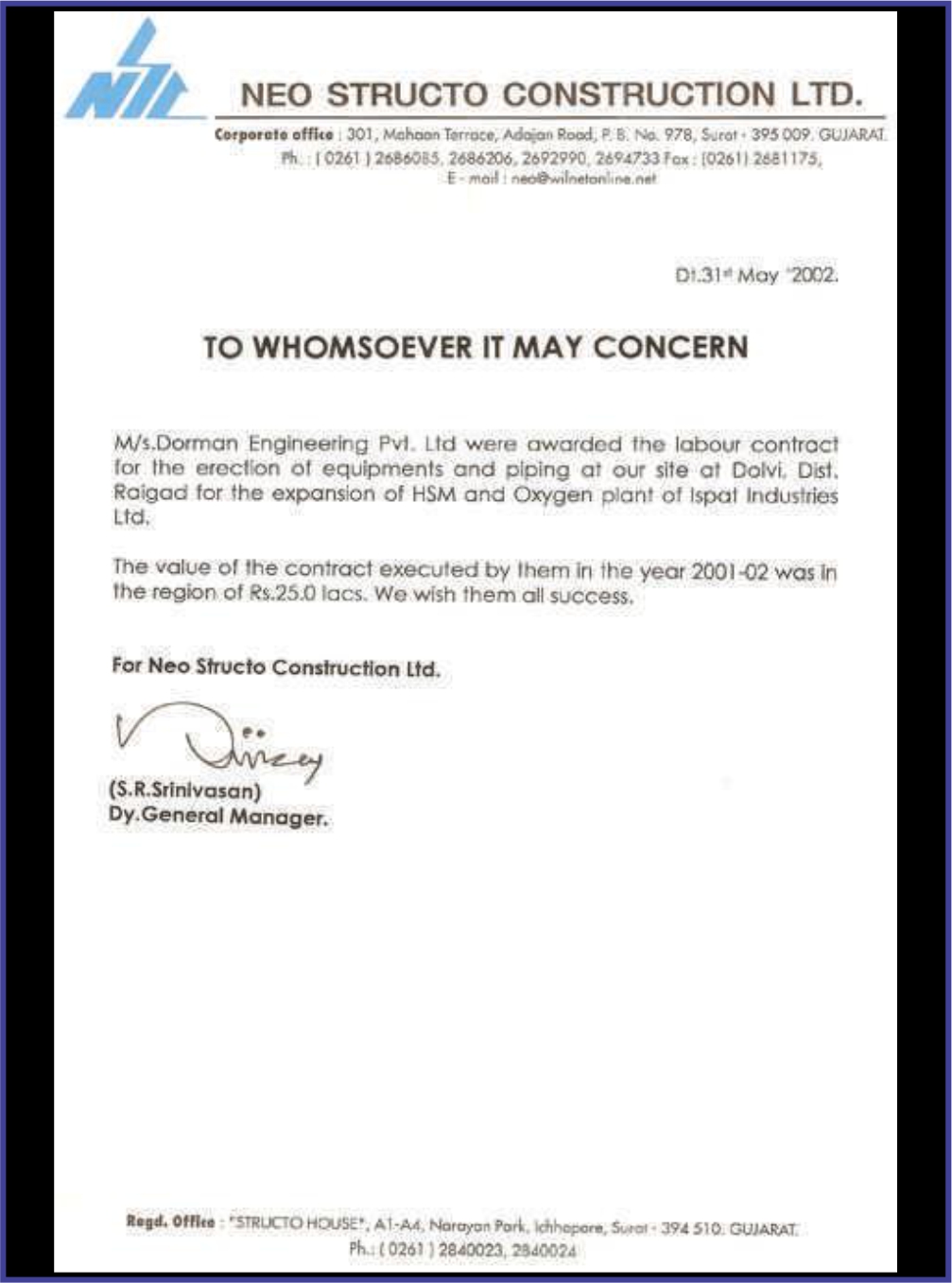 certificates
